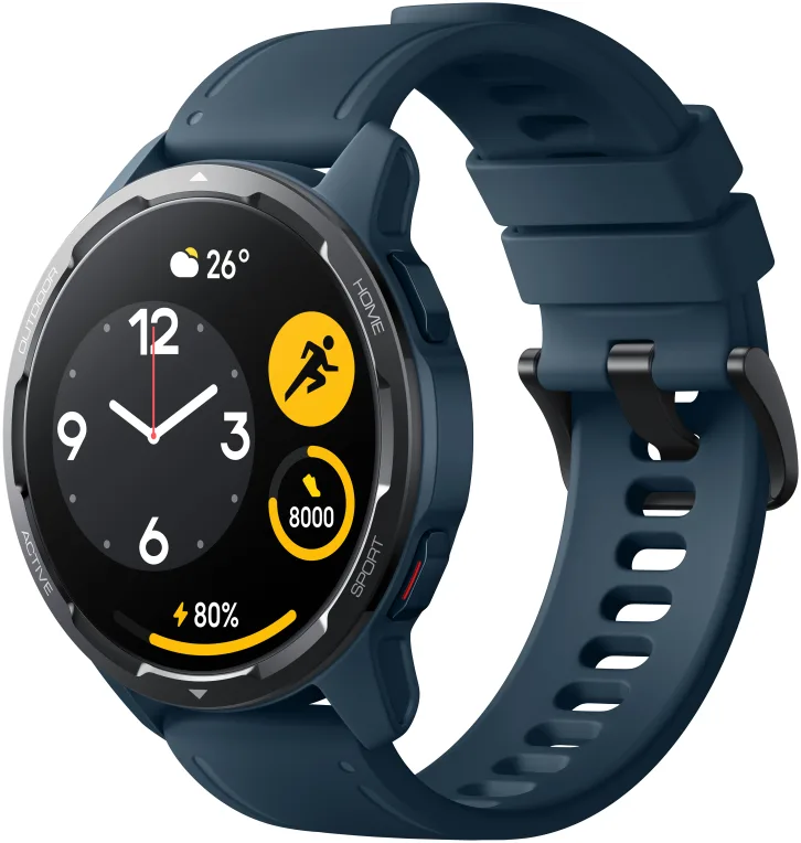 Xiaomi Watch S1 Active 3,63 cm (1.43") AMOLED 46 mm Digital 466 x 466 Pixeles Pantalla táctil Azul Wifi GPS (satélite)