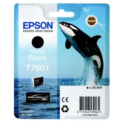 Cartucho tinta epson t760140 negro foto p600 - sc - p600 - orca