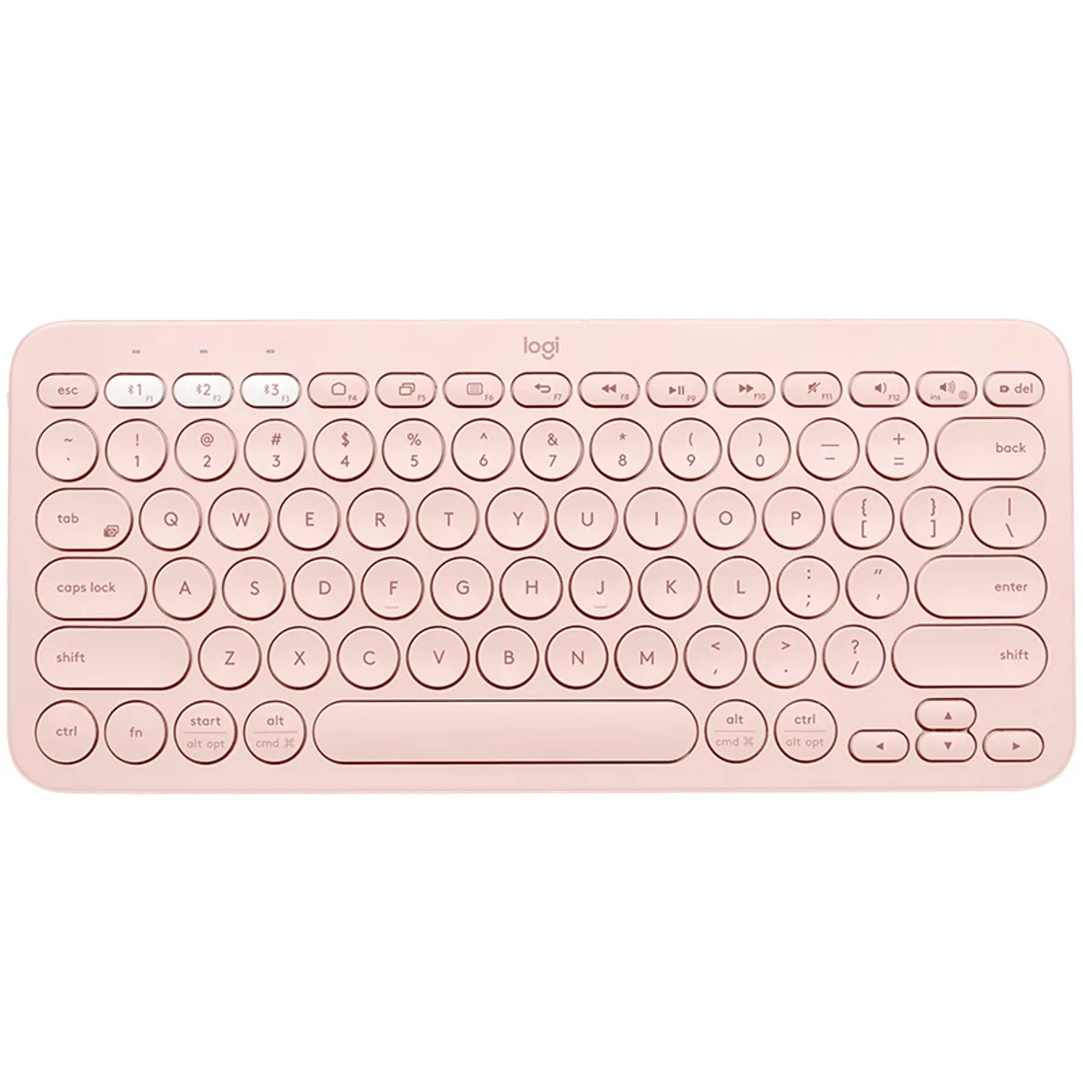 Teclado logitech k380 multi - device bluetooth rosa