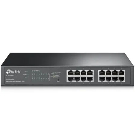 Switch 16 puertos tp - link tl - sg1016pe easy smart 10 - 100 - 1000
