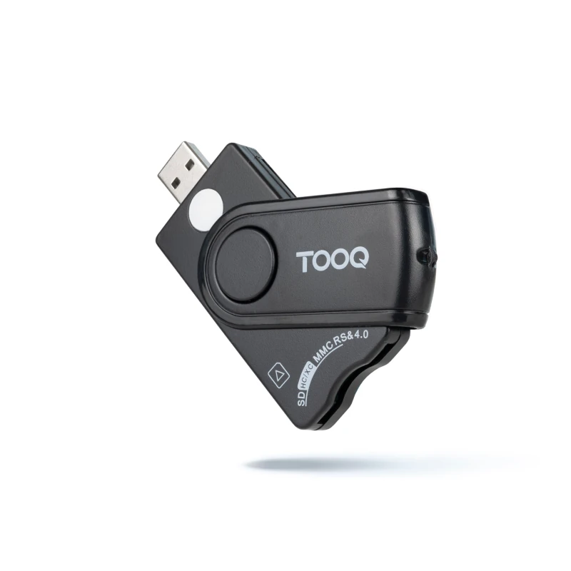 Tooq TQR-3012B Lector DNIe, SIM, SD-TF, USB-A