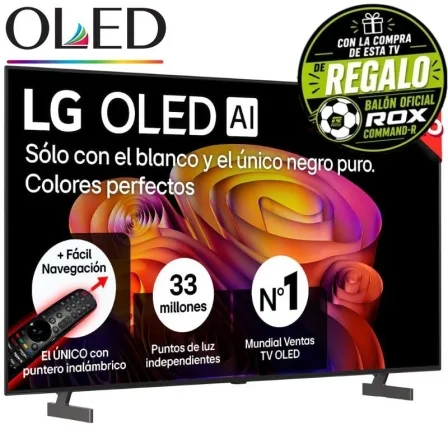 Televisor LG OLED AI B6 OLED65B6ELC 65"/ Ultra HD 4K/ Smart TV/ WiFi