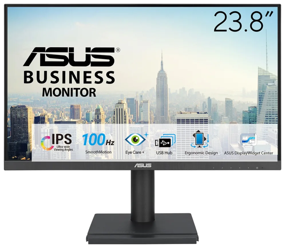 ASUS VA24DQFS pantalla para PC 60,5 cm (23.8") 1920 x 1080 Pixeles Full HD LCD Negro