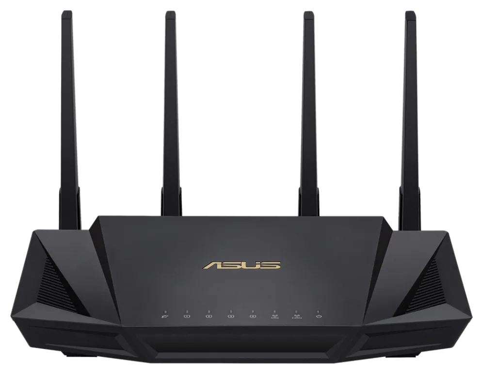 ASUS RT-AX58U router inalámbrico Gigabit Ethernet Doble banda (2,4 GHz / 5 GHz) Negro