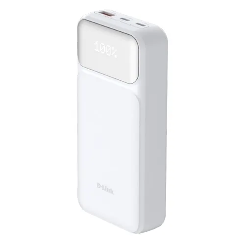 Powerbank 20000mAh D-Link DPP-201/ 65W/ Blanca