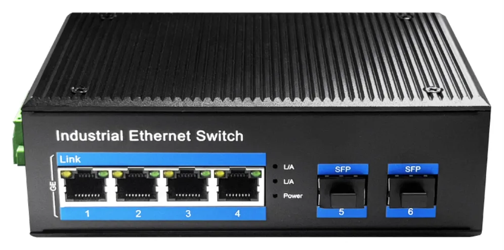 Cudy IG1004S2P switch No administrado Gigabit Ethernet (10/100/1000) Energía sobre Ethernet (PoE) Negro