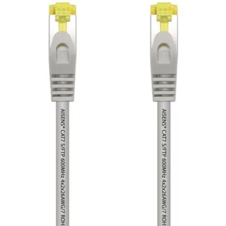 Cable de Red RJ45 S/FTP Aisens A146-0332 Cat.7/ 25cm/ Gris