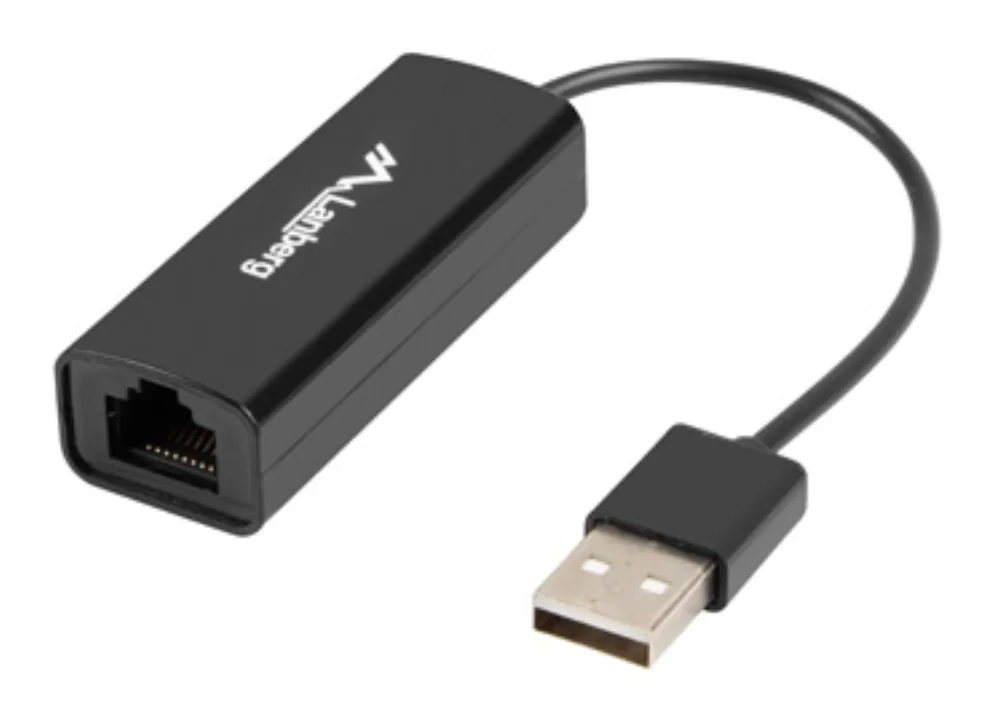 Adaptador usb lanberg 2.0 - ethernet rj45 100 mb