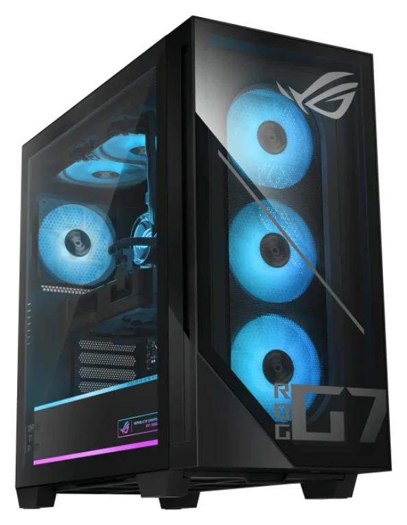 ASUS ROG G700 G700TF-7265KF0690 - Sobremesa Gaming de (Intel Core Ultra 7 265KF, 64GB RAM, 1TB SSD, NVIDIA RTX 5070 12GB, Sin Sistema Operativo) Negro