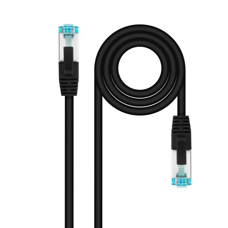 Nanocable Latiguillo Cat. 7 LSZH-SFTP 1M Negro
