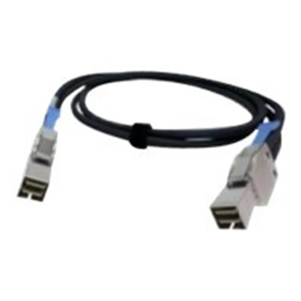 Cable mini sas qnap 1m - macho - macho - negro