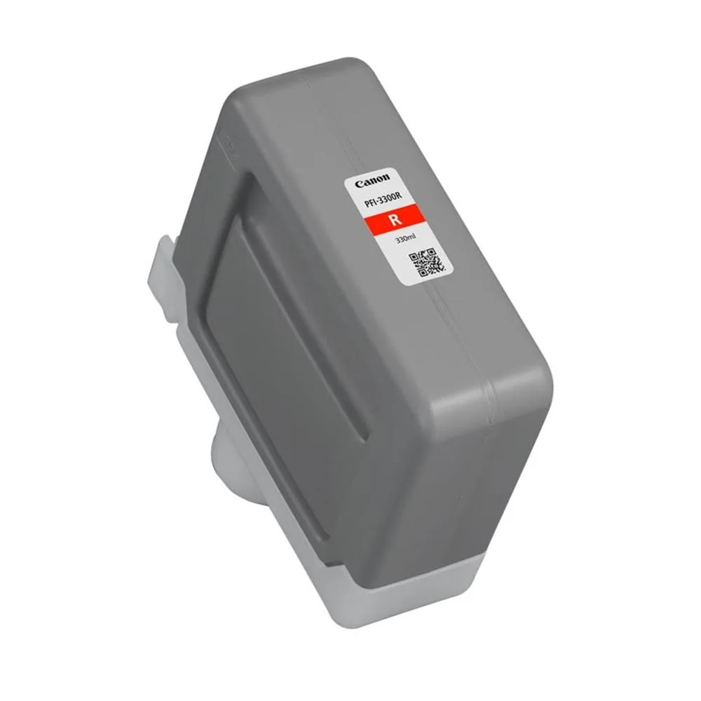 Cartucho canon pfi - 3300 rojo