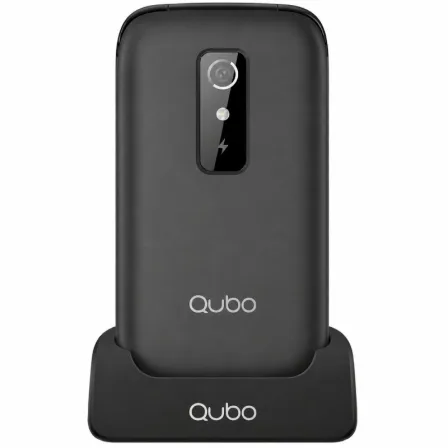Teléfono Móvil Qubo P-220BKC 4G para Personas Mayores/ Negro