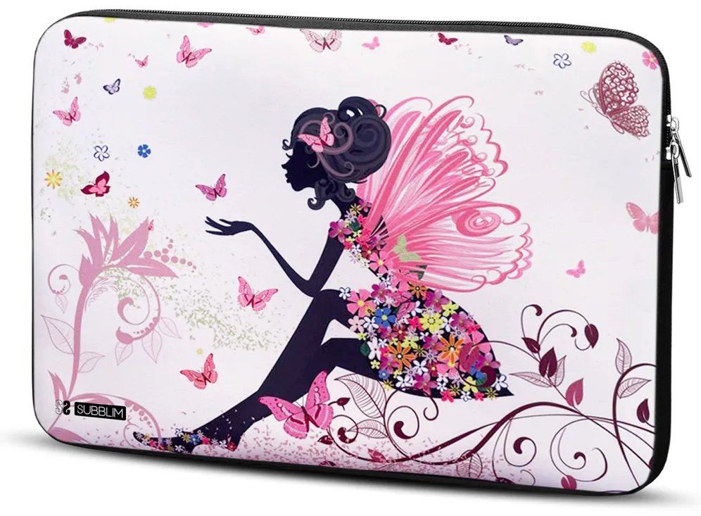 Funda subblim trendy sleeve para portatil 15.6 pulgadas neo hada