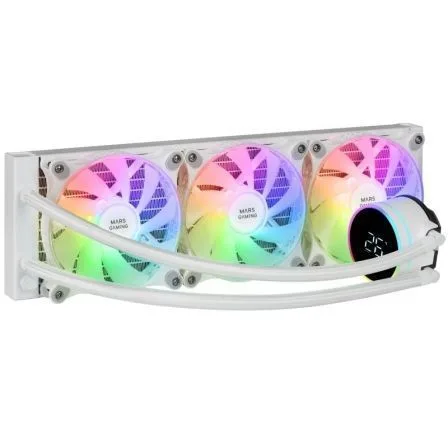 Kit de refrigeracion mars gaming mllcd360 argb 360mm blanco