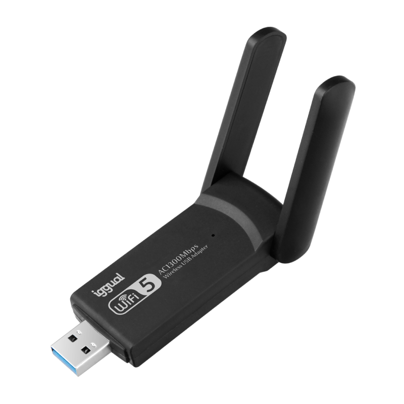 iggual Adaptador USB Wifi 1300 Mbps dual 2.4G-5G