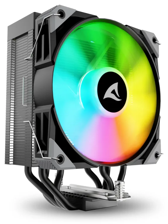 Sharkoon A40 RGB Procesador Refrigerador de aire 12 cm Negro 1 pieza(s)
