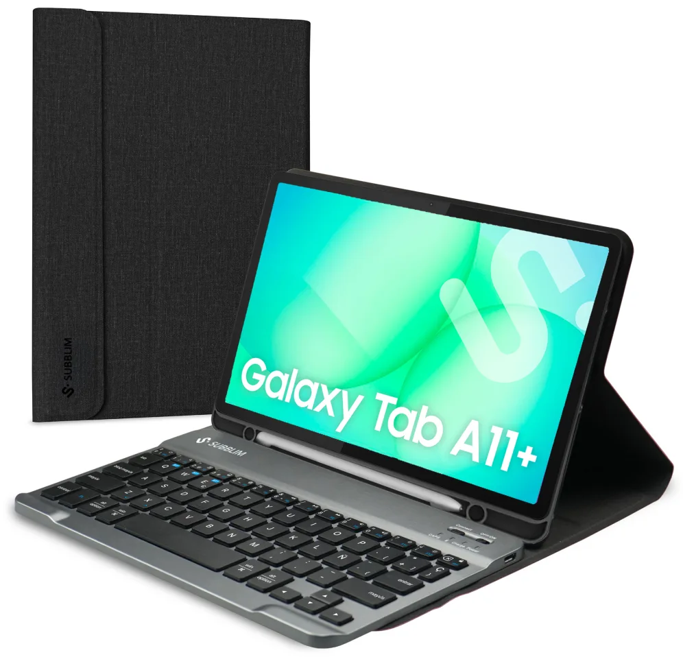 Funda con Teclado Subblim KeyTab Pro BT para Tablets Samsung Galaxy A11+/ Negra