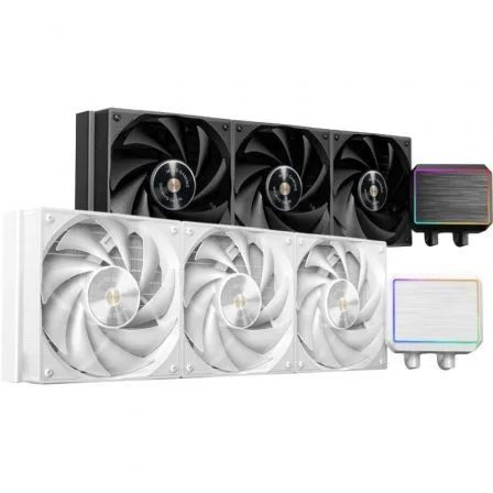 Kit refrigeracion liquida mars gaming mlproii360w frgb 3x 120mm blanca