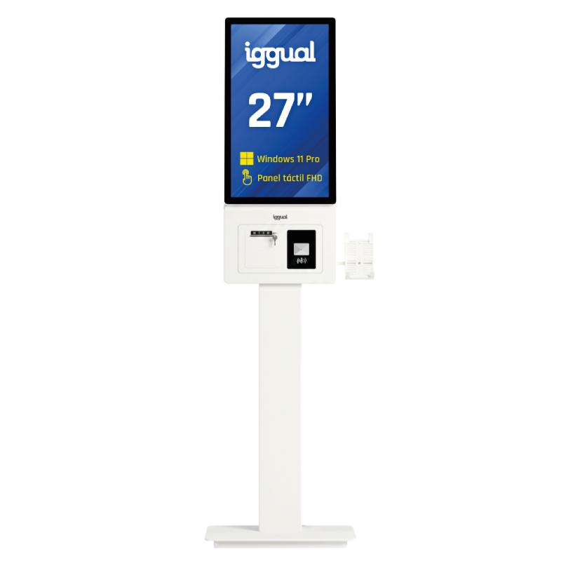iggual Kiosco digital interactivo FHD ORCHID 27"