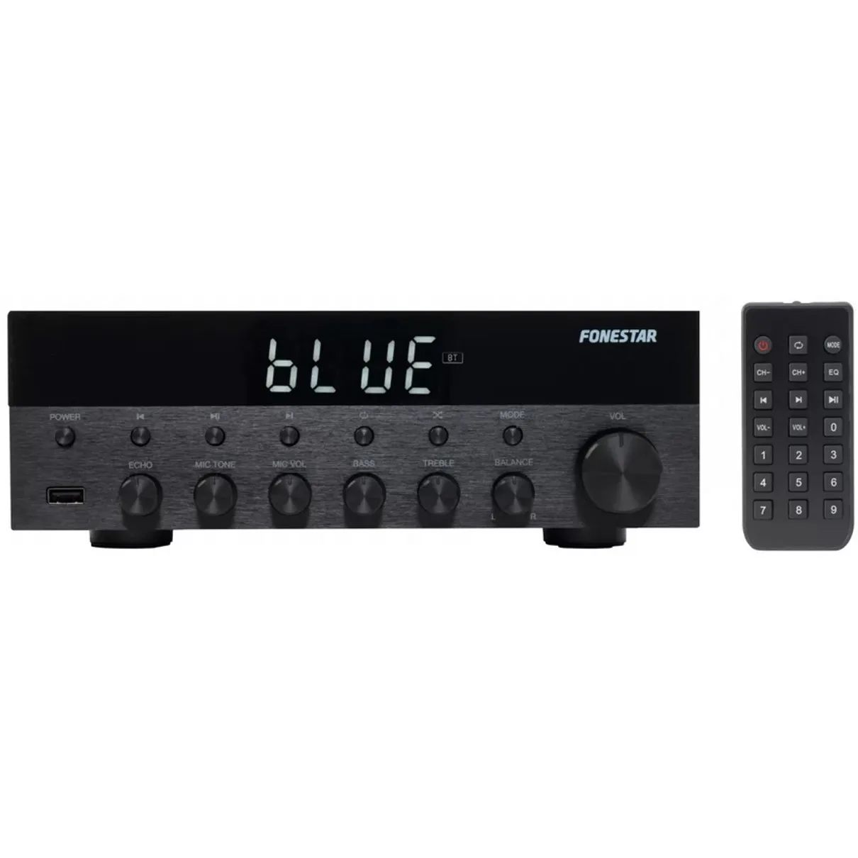 Amplificador estereo hifi fonestar as - 1515 - bluetooth - radio fm - 15 + 15 w rms usb - mp3