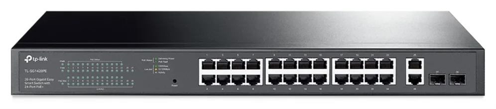 Switch Gestionable TP-Link Gigabit TL-SG1428PE 28 Puertos/ RJ-45 10/100/1000 PoE+/ SFP