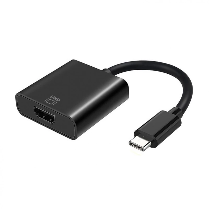 Aisens Conversor USB-C-M a HDMI-H 4K Negro 15Cm