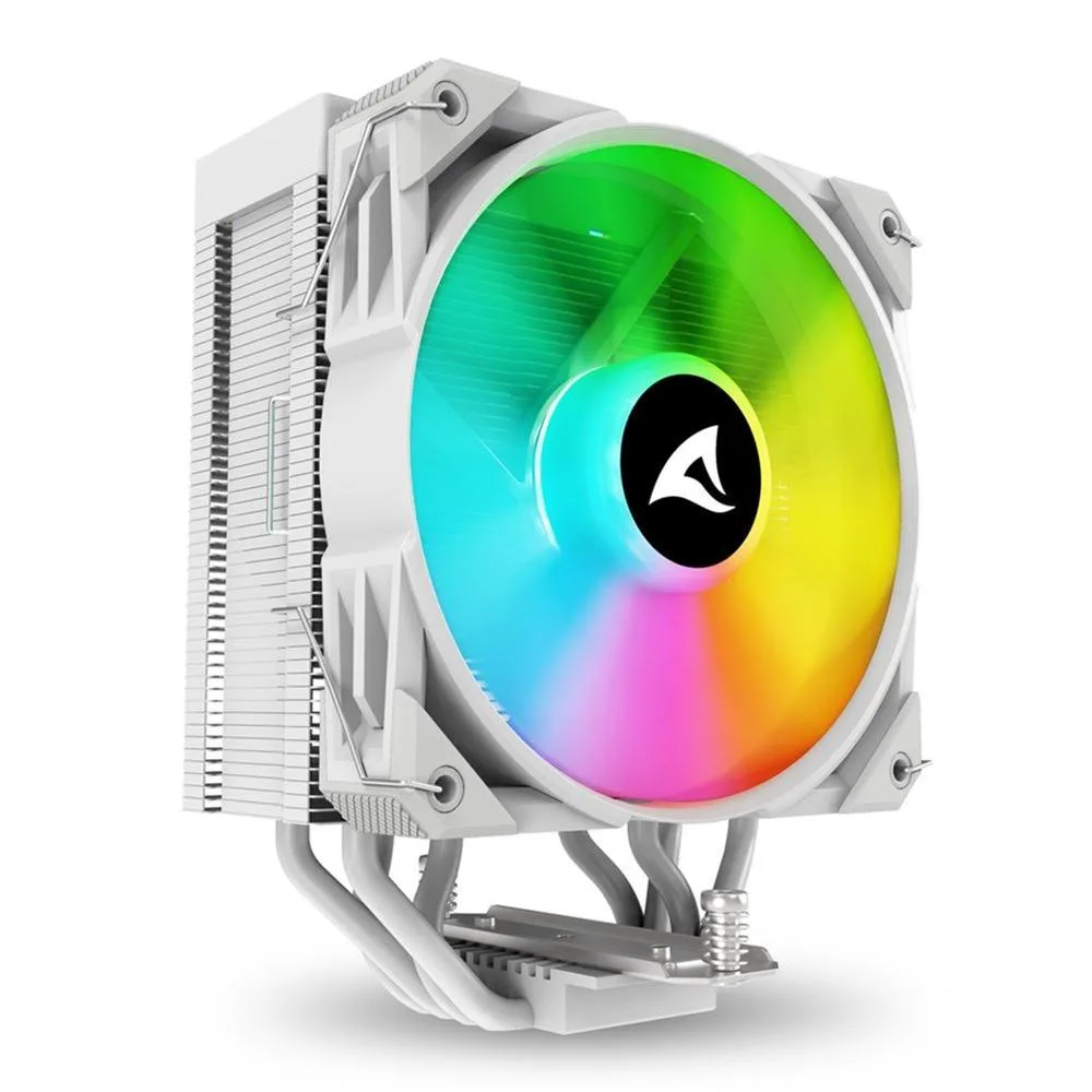Sharkoon A40 RGB Procesador Refrigerador de aire 12 cm Blanco 1 pieza(s)