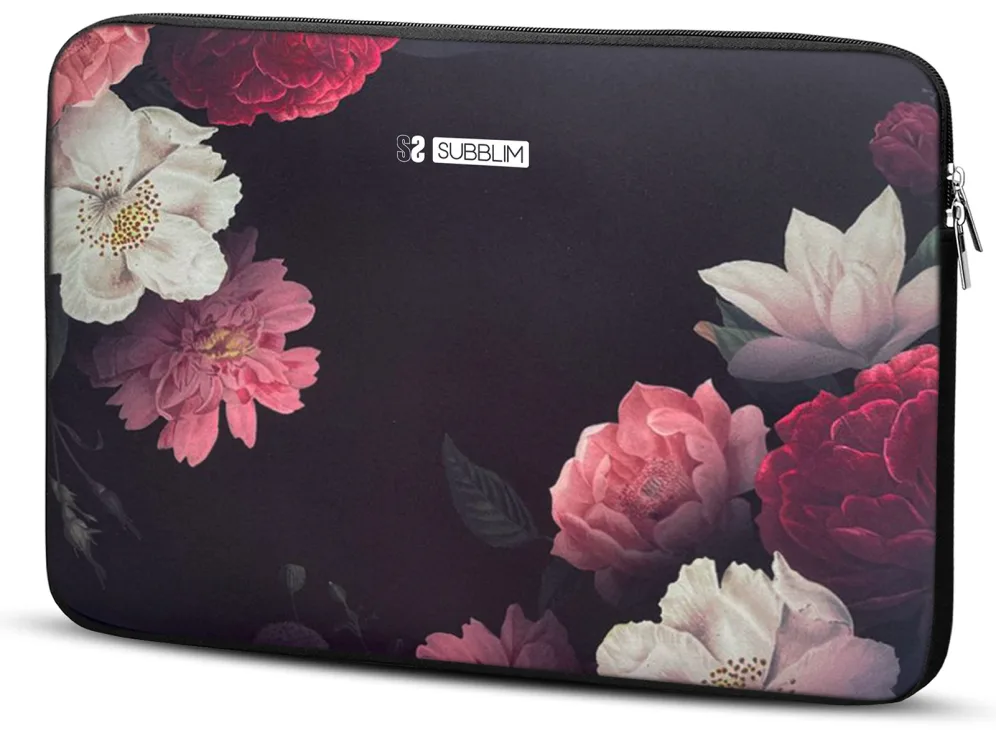 Funda subblim trendy sleeve para portatil 15.6 pulgadas neo flowers