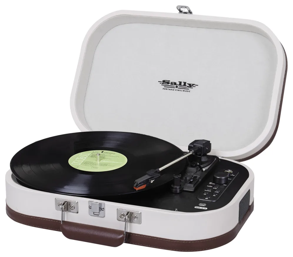 Trevi TT 1020 BT Tocadiscos de tracción directa Beige Semiautomático