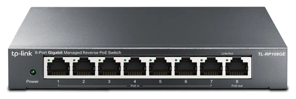 TP-Link Omada TL-RP108GE switch Gestionado L2 Gigabit Ethernet (10/100/1000) Energía sobre Ethernet (PoE) Negro