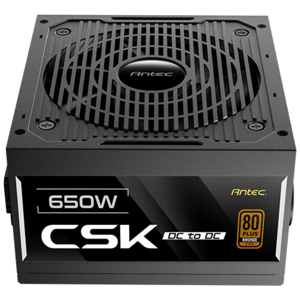 Antec CSK650DC EC unidad de fuente de alimentación 650 W 20+4 pin ATX ATX Negro