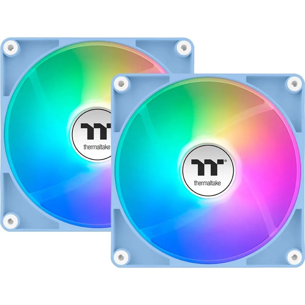 Thermaltake Matcha Green CT120 Carcasa del ordenador Ventilador 12 cm Gris 2 pieza(s)