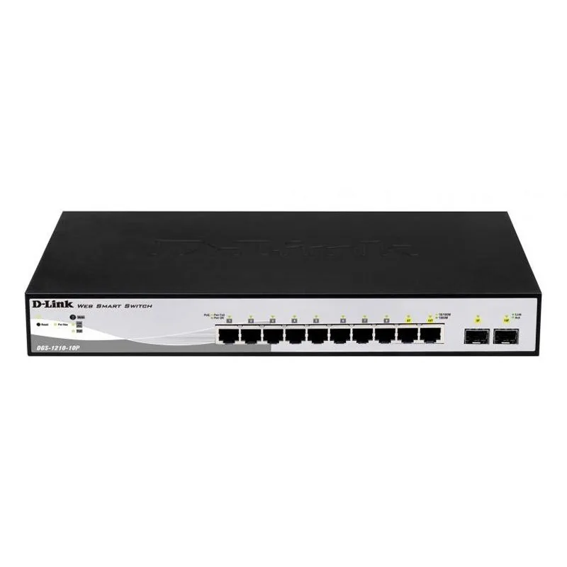 D-Link DGS-1210-10P-E Switch 8xGB PoE 2xSFP