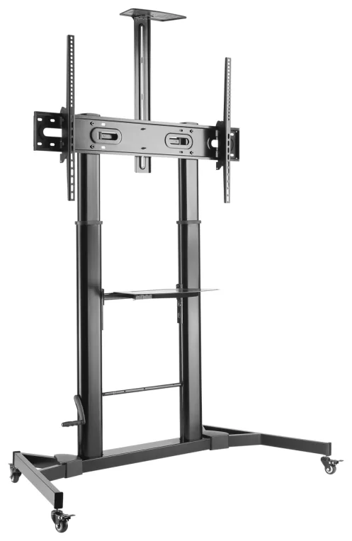 Soporte de Suelo Inclinable con Ruedas y Manivela Aisens FT100TE-171 para TV 60-100"/ hasta 100kg
