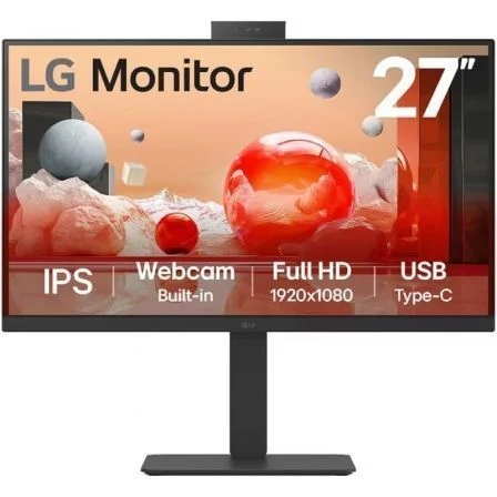 Led ips lg 27ba850 27 pulgadas fhd usb hdmi displayport reg. altura altavoces cam