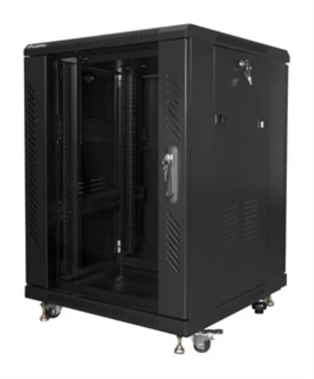 Armario rack lanberg 15u 600 x 600 auto ensamblado 19 pulgadas carga maxima 800kg negro