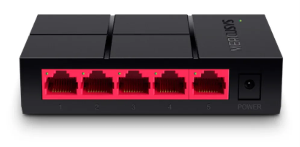 Switch mercusys ms105g 5 puertos - 10 - 100 - 1000mbps - rj45