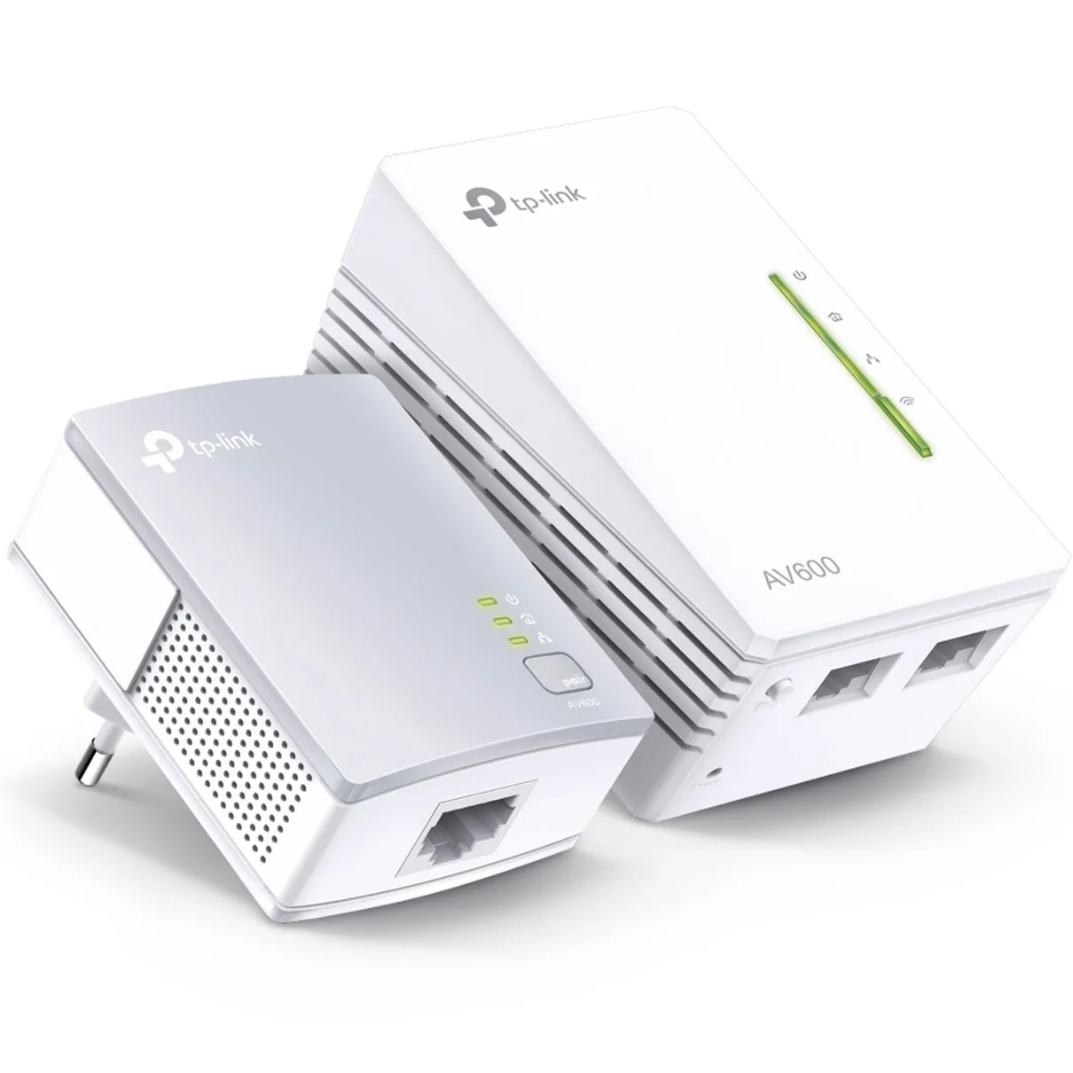 Kit de extensores powerline tp - link tl - wpa4221 kit wifi av600
