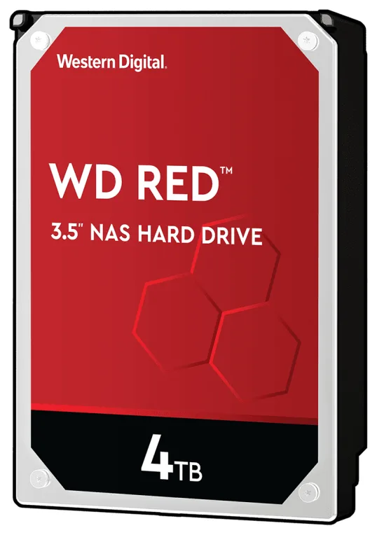 Western Digital Red disco duro interno 4 TB 5400 RPM 256 MB 3.5" Serial ATA III