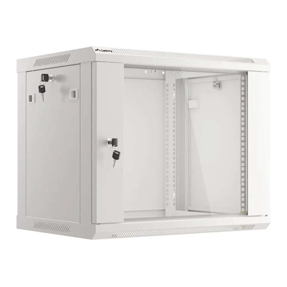 Lanberg WF01-6409-10S armario rack 9U Bastidor de pared Gris