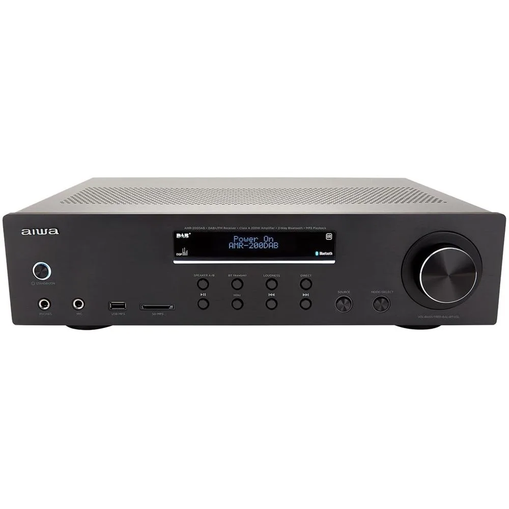 Amplificador aiwa amr - 200dab negro