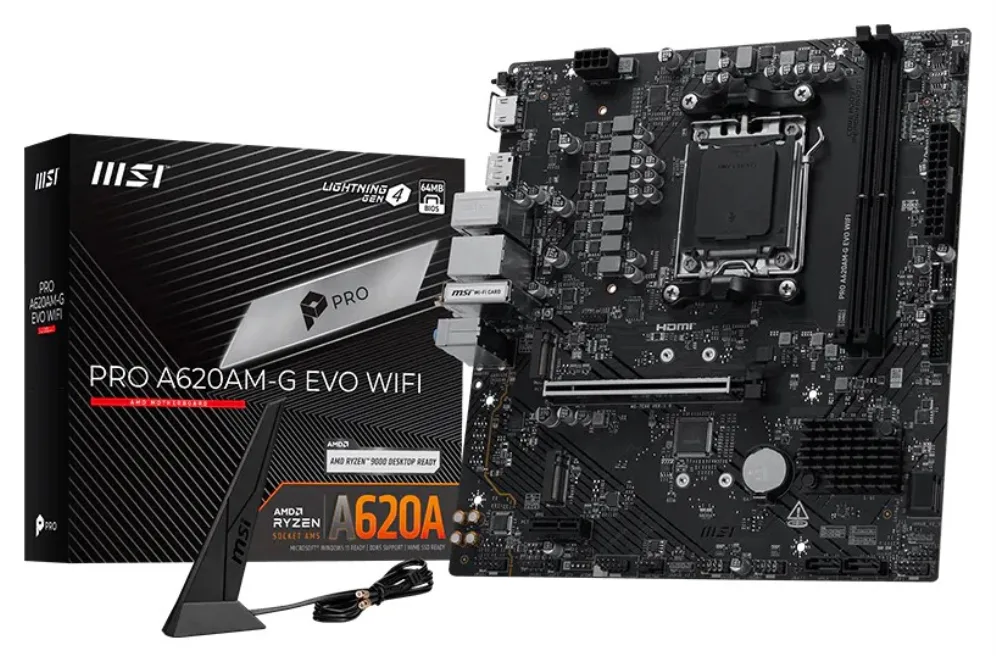 MSI Placa Base PRO A620AM-G EVO WIFI DDR5 mATX