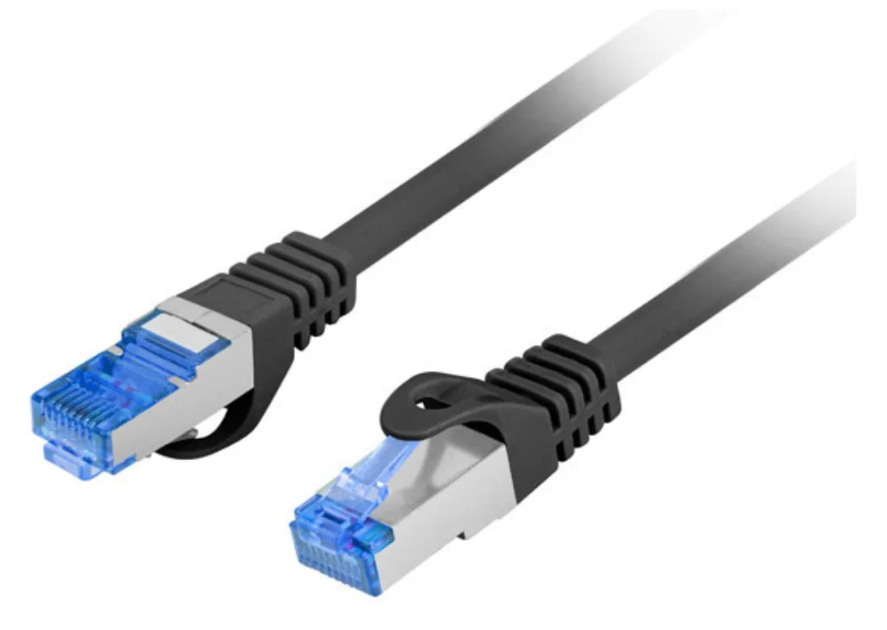 Cable red lanberg latiguillo cat.6a s - ftp lszh cca 20m negro fluke passed