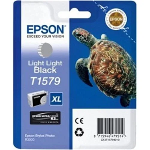 Cartucho tinta epson t157940 gris claro para epson photo r3000 - c13t15794010 - tortuga