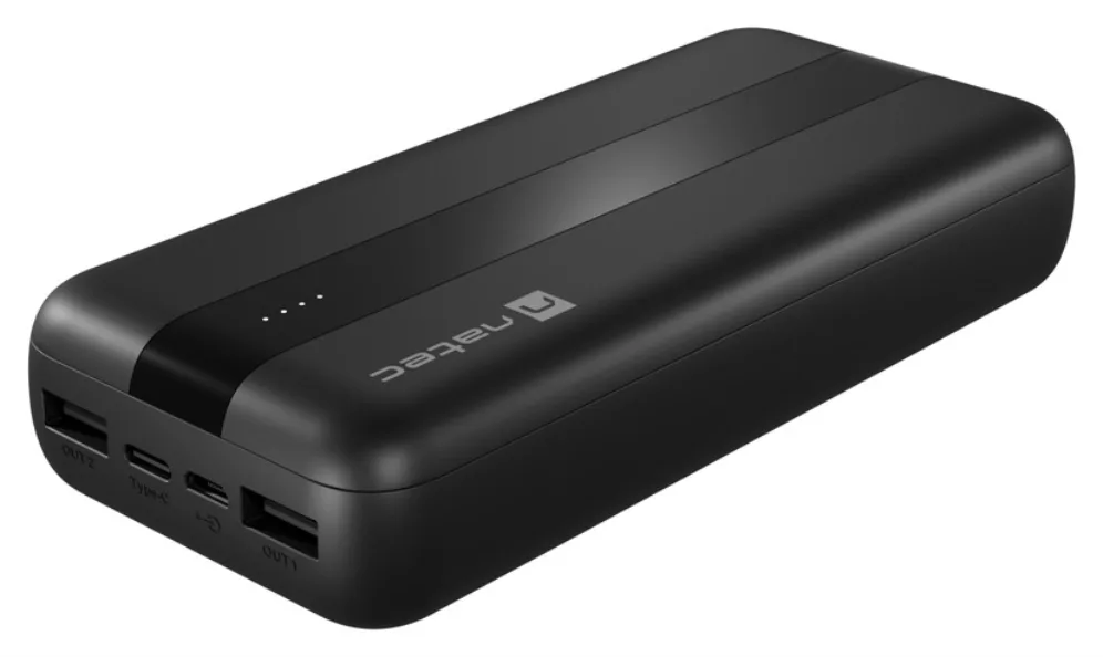 NATEC Trevi Polímero de litio 20000 mAh Negro