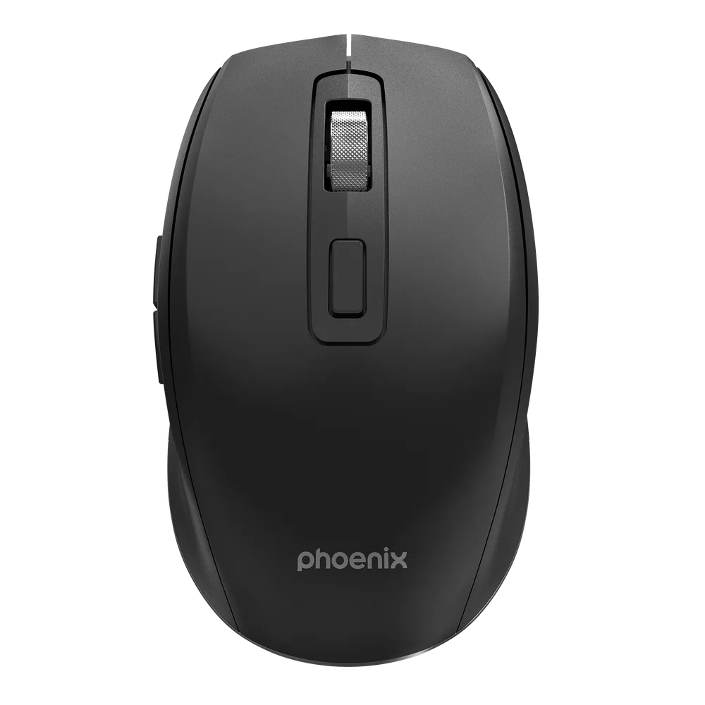 Ratón inalámbrico phoenix m120 hasta 1600 dpi clics silenciosos botónes de avance rapido