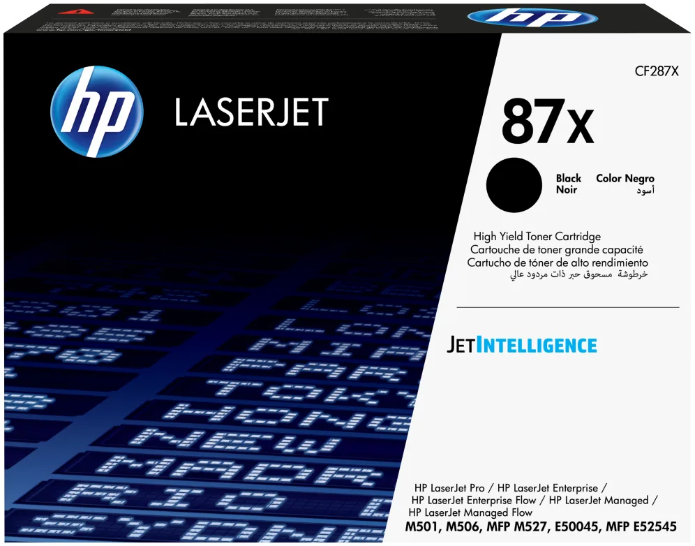 HP Cartucho de tóner original LaserJet 87X de alta capacidad negro