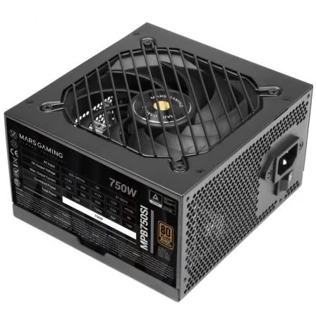 Fuente alimentacion mars gaming mpb750si atx 750w negra