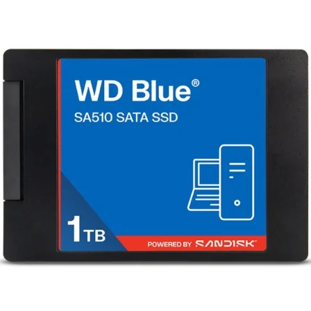 Disco duro interno ssd wd western digital blue sa510 wds100t5b0a 1tb 2.5 pulgadas sata 3